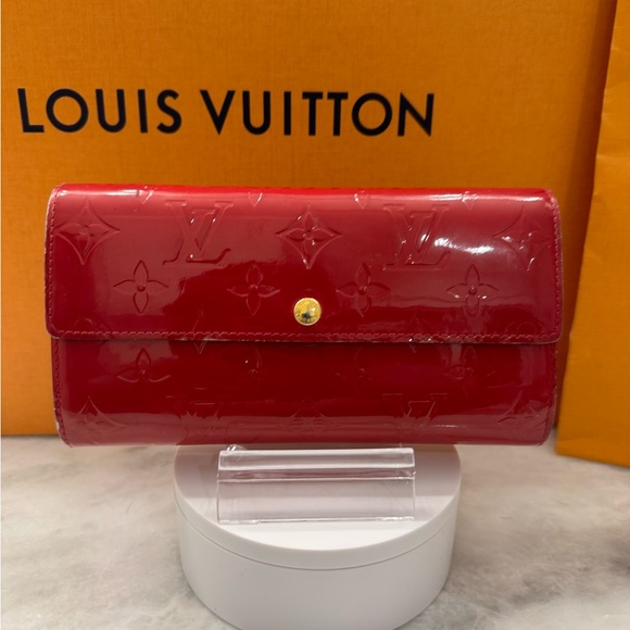 Handbags - LV Vernis Wallet Sarah Raspberry TR1153